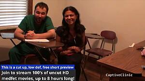 Watch Out, Troubled Teen 18+ Yesenia Sparkles Faces Treacherous Treatments with Screaming Orgasms in Latex Gloves and Handcuffs!