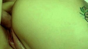 kriss de foxx sensual brunette russian with tattoo and tight pussy fucks boyfriend in doggystyle spooning riding positions moaning passionately