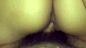 Hey, I'm riding my girlfriend's big ass hard! 😈