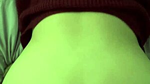 this big ass got him so hard that he fucked me rough in doggystyle and covered it with cum, but i had to tell him to slow down to make it last in this homemade pov session