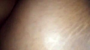 big ass ebony milf in lingerie bounces on cock then gets pounded homemade style