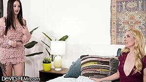 Aaliyah Love Guides Stepdaughter Maddy May Through A Gentle Masturbation Session