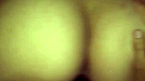 Hey, I'm riding my girlfriend's big ass hard! 😈