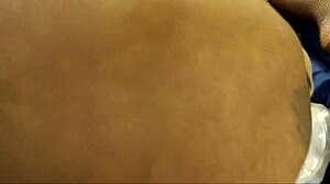 Curly European Latina explores toys in homemade webcam session