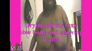 hey, you wanna see me drying off my sexy bbw body and showing it all pre?