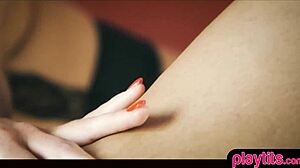 teen 18+ learns lesbian sex from ebony chick