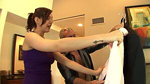 hey that 19 year old sitter is getting banged by this older man with big cock