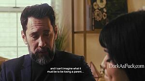 Filipina maid bent over for anal sex with blackmailing family butler