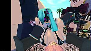 in the virtual world of roblox miku explores creative adventures with friends and fun challenges through group activities and exciting interactions