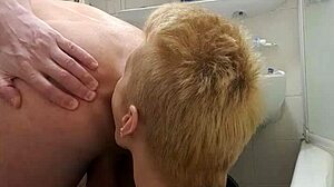 German prostitute milf whore sandra rimming ass licking and facefuck!