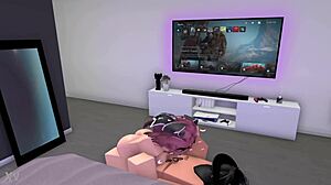 Roblox Character Gives A Quick Blowjob Leading To Cum In Mouth Finish