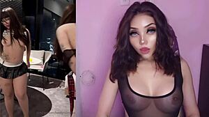 Karely ruiz was cogiendo with her amiga robertita in a steamy mexican creampie session