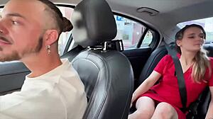 Cat Enjoys Mini Skirt During Her Car Voyage Adventure