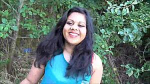 indian amateur bbw kiki's public display and outdoor activity