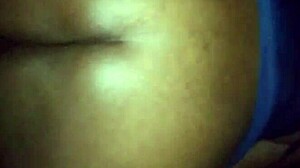 big ass ebony milf in lingerie bounces on cock then gets pounded homemade style