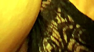 Watch This Close Up! Hot Brunette Masturbates Wildly and Soaks Her Panties Wet!