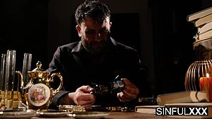 Jolee Love Teases With Perfect Big Breasts In Sensual Lingerie Encounter For Sinfulxxx, Featuring Deepthroat And Titty Fuck Action