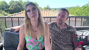 Coquette blonde magnifique enjoys intense encounters in european style