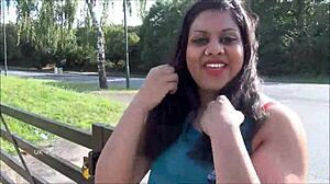 indian amateur bbw kiki's public display and outdoor activity