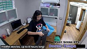 i tried out a foley catheter with dr tampa in latex gloves