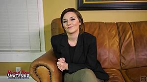 Oh man, I just sucked that big cock deep and swallowed every drop of cum, says short-haired brunette Kylie.