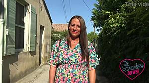 mila coquine en couple tasted another man in a chubby french outdoor threesome with european amateurs