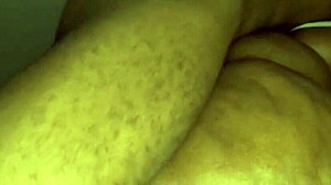 Sleeping ebony wife with big ass wet pussy fucked by lover with big cock