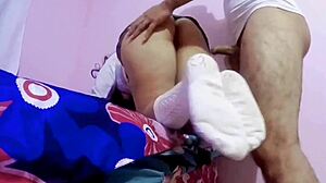 viejo bends over hot mexican schoolgirl for outdoor anal creampie