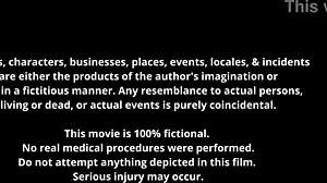 Freshman gets mandatory hitachi orgasm from nurse Jackie Banes in hospital with anal fingering spreading toys close up!