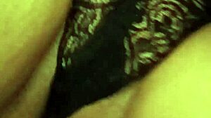 Watch This Close Up! Hot Brunette Masturbates Wildly and Soaks Her Panties Wet!