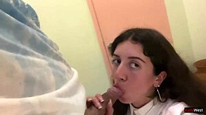 i asked friend to cum on my face in cafe for eating food with sperm 😏 public cumwalk with teen facial and small tits flashing