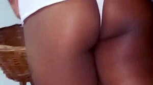 subtle hints of amateur brunette exploring assfucking anal with her cunhada during corinthians game