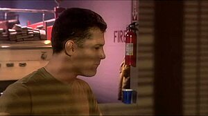 Hannah Harper takes those massive loads in her shaved pussy and gaping asshole while riding in fishnets on the bed 😈🍆💦