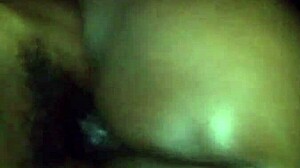 big ass ebony milf in lingerie bounces on cock then gets pounded homemade style