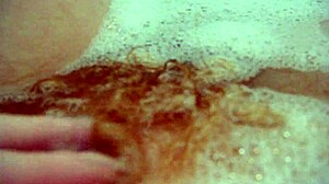 hey annie, loving that body bath with monster comfy bubbles and hairy pussy fingering?