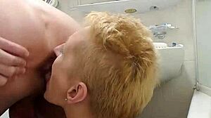 German prostitute milf whore sandra rimming ass licking and facefuck!