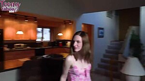 Celestina Blooms licks mature cock before Seth fucks college cunt