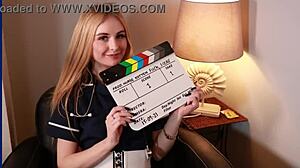 personal gorgeous 18 year old student gets off