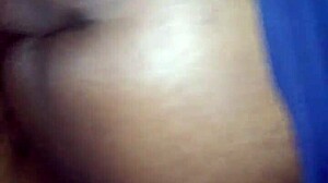 big ass ebony milf in lingerie bounces on cock then gets pounded homemade style