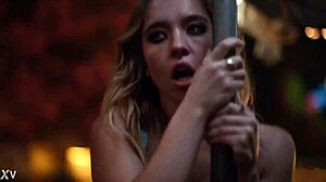 Sydney sweeney hits intense orgasm in euphoria scene