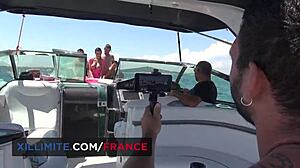 Sex On The Yacht With Curvy Cougar And Big Tits Action