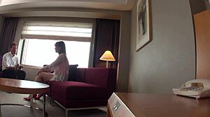 High height big natural tits Japanese university student model audition 1