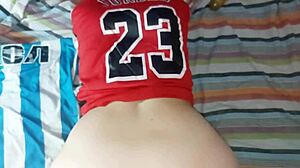 Amateur Latina Takes 20 Centimeter Monster Cock Deep from Hermanastro Lapijarg in Big Ass Pussy Action