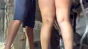 Aluguei um quartinho em São Paulo and had to give it up to the owner since I'm broke, with my big ass and tits getting cum everywhere 😏💦