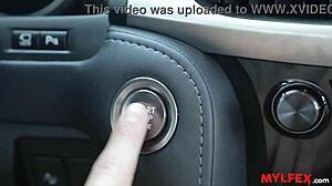 My Stepdad's Hot Assistant Eating the Dust in Garage!