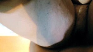 Brazilian milf with big natural tits squirts massively after intense fuck from stepson