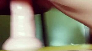 Watching My Sister-In-Law Masturbate With Thick Dildo