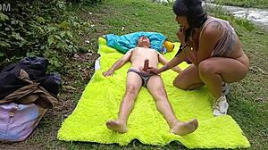 Biggest Whore On Estate Gets Fucked Hard In Countryside With Intense Pussy Action