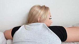 omg, this greedy stepdaughter will do anything naughty to snag that car from daddy