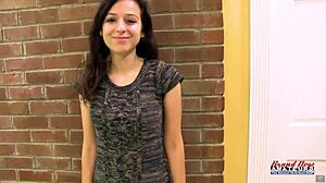 Busty Blonde Faiths Hope and Skinny Redhead Katie Walls Share Cumshot on Juicy Boner